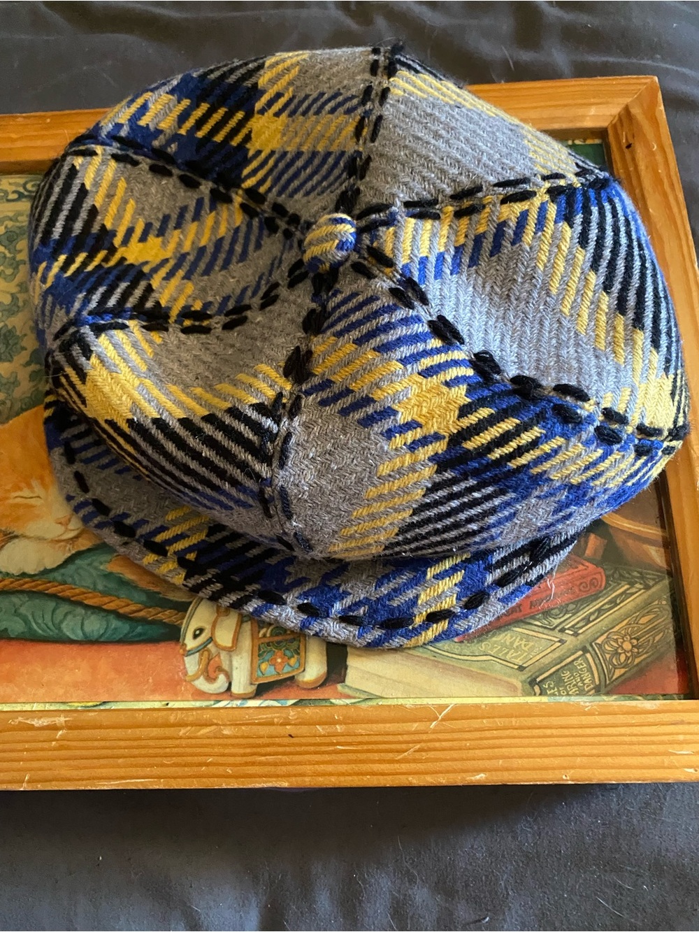 San Diego vintage style hat company newsboy/flat cap style hat